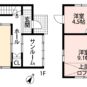 間取 玄関を開けて入口の建具を開放的にすることも可能です♪