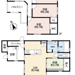 令和2年4月の築浅物件♪間取