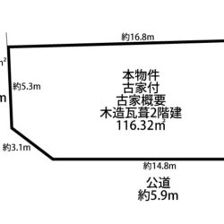 角地で商業地域のため店舗にもおすすめ♪