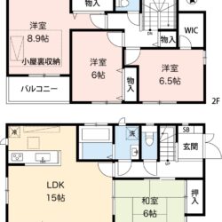 4LDKの間取り♪外観